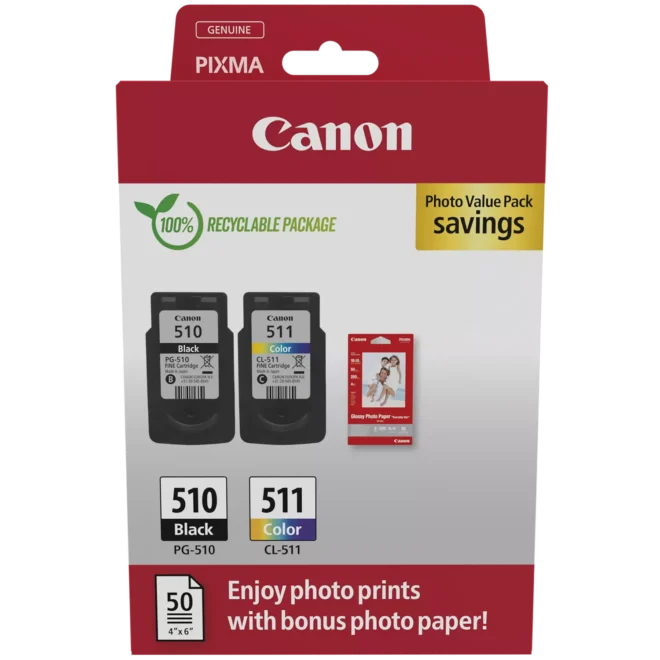 Canon PG510 CL511 Value Pack