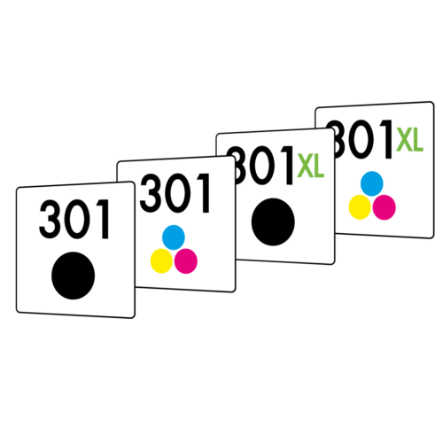 301 ink cartridges - what's the difference between 301 and 301XL?