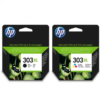 Original HP 303XL High Capacity Black & Colour Ink Cartridge Multipack