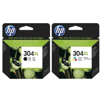 Original HP 304XL Black & Colour Ink Cartridge Multipack