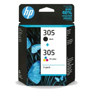 Original HP 305 Black & Colour Ink Cartridge Multipack