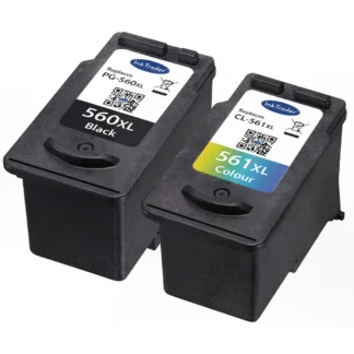 Remanufactured Canon PG560XL Black & CL561XL Colour High Capacity Ink Cartridges