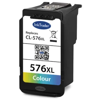 Remanufactured Canon CL576XL Tri-Colour High Capacity Ink Cartridge